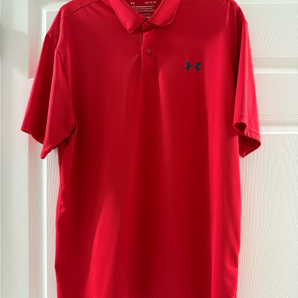 LG Men's Vibrant Red Polo Shirt